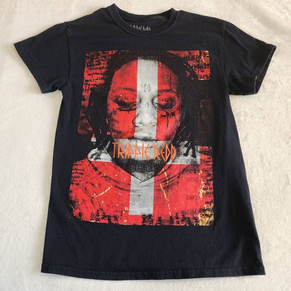Trippie Redd Black Graphic Tshirt Size Small